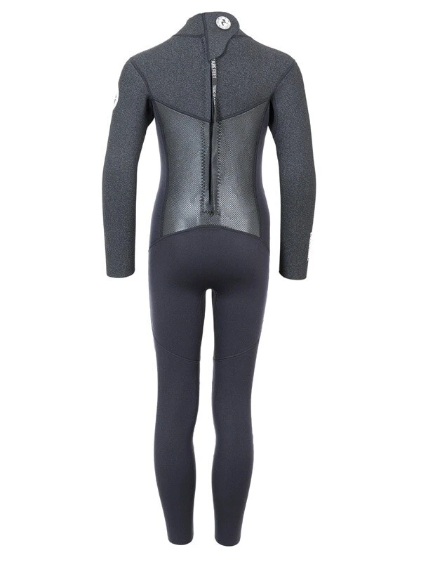 Two Bare Feet Thunderclap Pro 4/3mm Junior Winter Wetsuit (Black / Dark Grey) 5 Two Bare Feet Thunderclap Pro 4/3mm Junior Winter Wetsuit (Black / Dark Grey) - Image 5