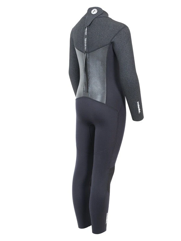 Two Bare Feet Thunderclap Pro 4/3mm Junior Winter Wetsuit (Black / Dark Grey) 6 Two Bare Feet Thunderclap Pro 4/3mm Junior Winter Wetsuit (Black / Dark Grey) - Image 6