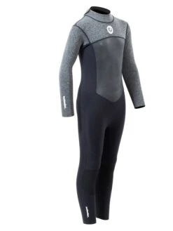 Two Bare Feet Thunderclap Pro 3/2mm Junior Wetsuit (Black / Delta Grey) 17 Two Bare Feet Thunderclap Pro 3/2mm Junior Wetsuit (Black / Delta Grey) -Ocean Glide Ready kids thunderclap pro grey 8