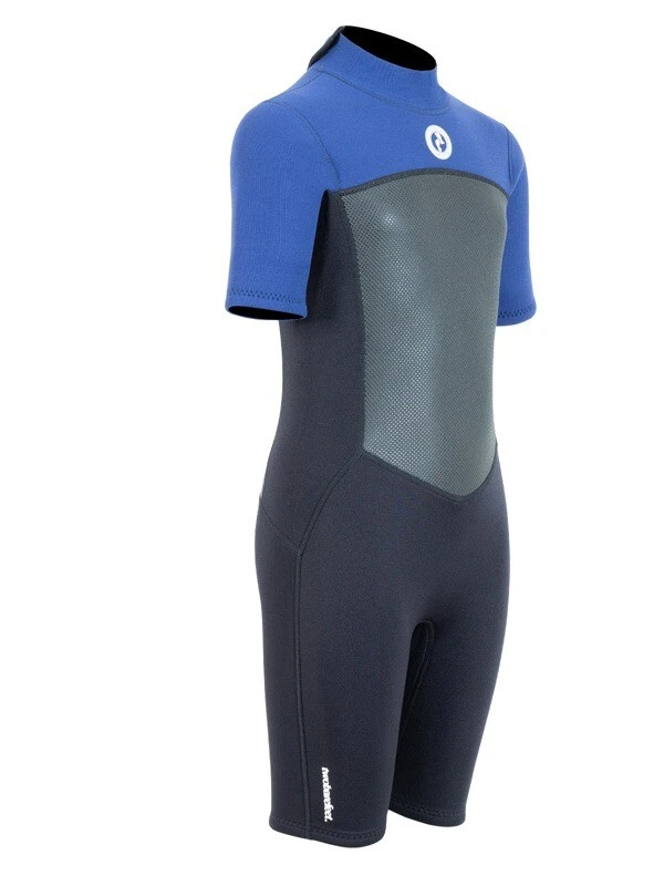 Two Bare Feet Thunderclap Pro 3/2mm Junior Shorty Wetsuit (Black/Blue) 8 Two Bare Feet Thunderclap Pro 3/2mm Junior Shorty Wetsuit (Black/Blue) - Image 8