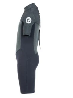 Two Bare Feet Thunderclap Pro 3/2mm Junior Shorty Wetsuit (Black/Dark Grey) -Ocean Glide Ready kids thunderclap pro shorty dark grey 3