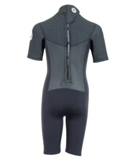 Two Bare Feet Thunderclap Pro 3/2mm Junior Shorty Wetsuit (Black/Dark Grey) -Ocean Glide Ready kids thunderclap pro shorty dark grey 5