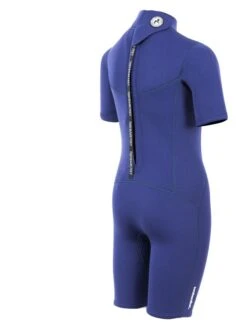 Two Bare Feet Thunderclap 2.5mm Junior Shorty Wetsuit (Navy) -Ocean Glide Ready kids thunderclap shorty navy 6