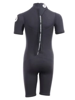 Two Bare Feet Thunderclap 2.5mm Junior Shorty Wetsuit (Black) -Ocean Glide Ready kids thunderclap shorty wetsuit black 5
