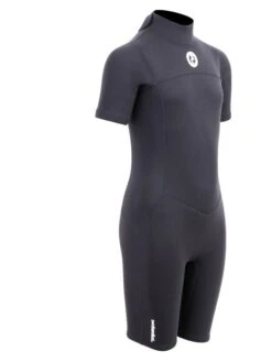 Two Bare Feet Thunderclap 2.5mm Junior Shorty Wetsuit (Black) -Ocean Glide Ready kids thunderclap shorty wetsuit black 8