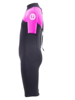 Two Bare Feet Thunderclap 2.5mm Junior Shorty Wetsuit (Pink / Black) -Ocean Glide Ready kids thunderclap shorty wetsuit pink 3