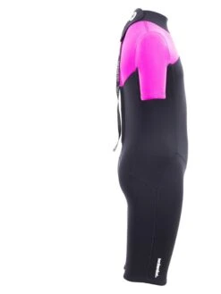 Two Bare Feet Thunderclap 2.5mm Junior Shorty Wetsuit (Pink / Black) -Ocean Glide Ready kids thunderclap shorty wetsuit pink 7