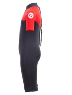 Two Bare Feet Thunderclap 2.5mm Junior Shorty Wetsuit (Red / Black) -Ocean Glide Ready kids thunderclap shorty wetsuit red 3