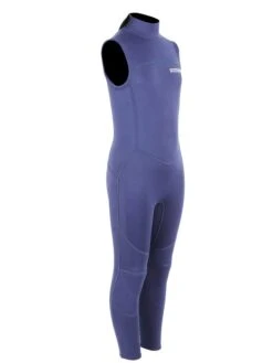 Two Bare Feet Thunderclap 2.5mm Junior Sleeveless Wetsuit (Navy) -Ocean Glide Ready kids thunderclap sleeveless full leg navy 8 1