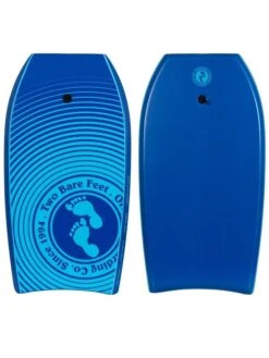 Two Bare Feet Lagoon Quad Bodyboard And Bag Bundle (Choice Of 33", 37", 41", 42", 44") -Ocean Glide Ready lagoon front and back blue 3