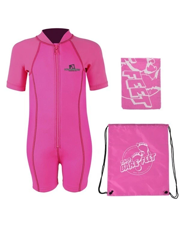 Essentials Baby Swim Kit - Lycra Arm Wetsuit + Swim Bag + Swim Towel (Pink) 1 Essentials Baby Swim Kit - Lycra Arm Wetsuit + Swim Bag + Swim Towel (Pink)