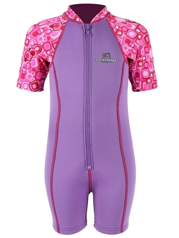 Essentials Baby Swim Kit - Patterned Lycra Arm Wetsuit + Swim Vest (Lilac) 2 Essentials Baby Swim Kit - Patterned Lycra Arm Wetsuit + Swim Vest (Lilac) - Image 2