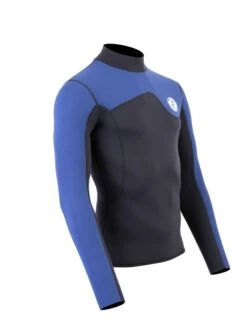 Two Bare Feet Mens Aspect Back Zip 2.5mm Wetsuit Jacket (Black/Blue) 15 Two Bare Feet Mens Aspect Back Zip 2.5mm Wetsuit Jacket (Black/Blue) -Ocean Glide Ready mens aspect back zip jacket black blue denim 8 1