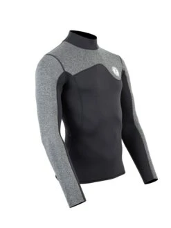 Two Bare Feet Mens Aspect Back Zip 2.5mm Wetsuit Jacket (Black/Grey) -Ocean Glide Ready mens aspect back zip jacket black delta 8 5