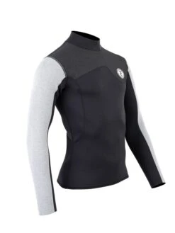 Two Bare Feet Mens Aspect Back Zip 2.5mm Wetsuit Jacket (Black/Grey/Grey) -Ocean Glide Ready mens aspect back zip jacket black grey grey 8