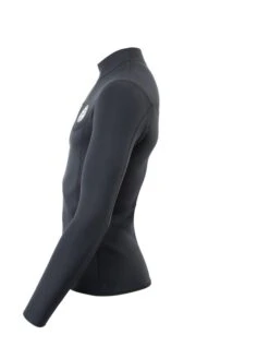 Two Bare Feet Mens Aspect Fleece Lined Zipless Thermal 2.5mm Superstretch Wetsuit Top (Black) -Ocean Glide Ready mens aspect fleece lined thermal top black 3