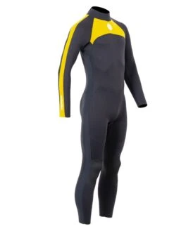 Two Bare Feet Flare 2.5mm Mens Superstretch Full Length Wetsuit (Yellow) -Ocean Glide Ready mens flare full yellow 8