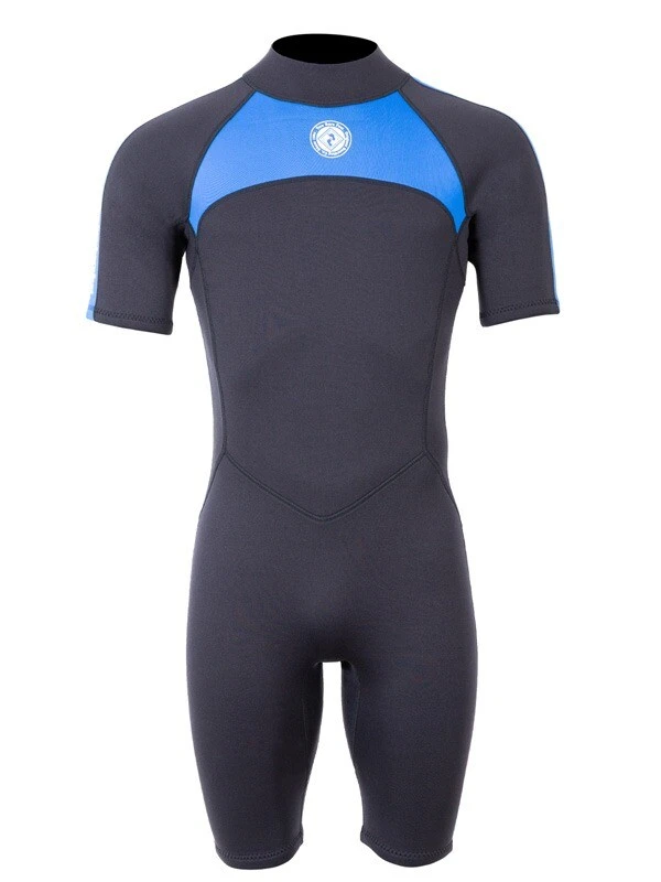Two Bare Feet Flare 2.5mm Mens Superstretch Shorty Wetsuit (Blue) 1 Two Bare Feet Flare 2.5mm Mens Superstretch Shorty Wetsuit (Blue)