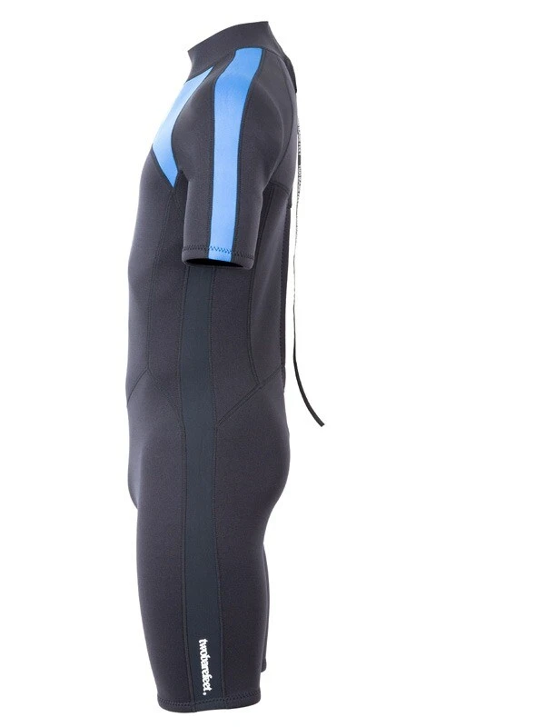 Two Bare Feet Flare 2.5mm Mens Superstretch Shorty Wetsuit (Blue) 3 Two Bare Feet Flare 2.5mm Mens Superstretch Shorty Wetsuit (Blue) - Image 3