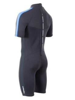 Two Bare Feet Flare 2.5mm Mens Superstretch Shorty Wetsuit (Blue) 12 Two Bare Feet Flare 2.5mm Mens Superstretch Shorty Wetsuit (Blue) -Ocean Glide Ready mens flare shorty blue 4