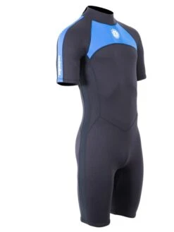 Two Bare Feet Flare 2.5mm Mens Superstretch Shorty Wetsuit (Blue) 16 Two Bare Feet Flare 2.5mm Mens Superstretch Shorty Wetsuit (Blue) -Ocean Glide Ready mens flare shorty blue 8
