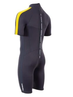 Two Bare Feet Flare 2.5mm Mens Superstretch Shorty Wetsuit (Yellow) 12 Two Bare Feet Flare 2.5mm Mens Superstretch Shorty Wetsuit (Yellow) -Ocean Glide Ready mens flare shorty yellow 4