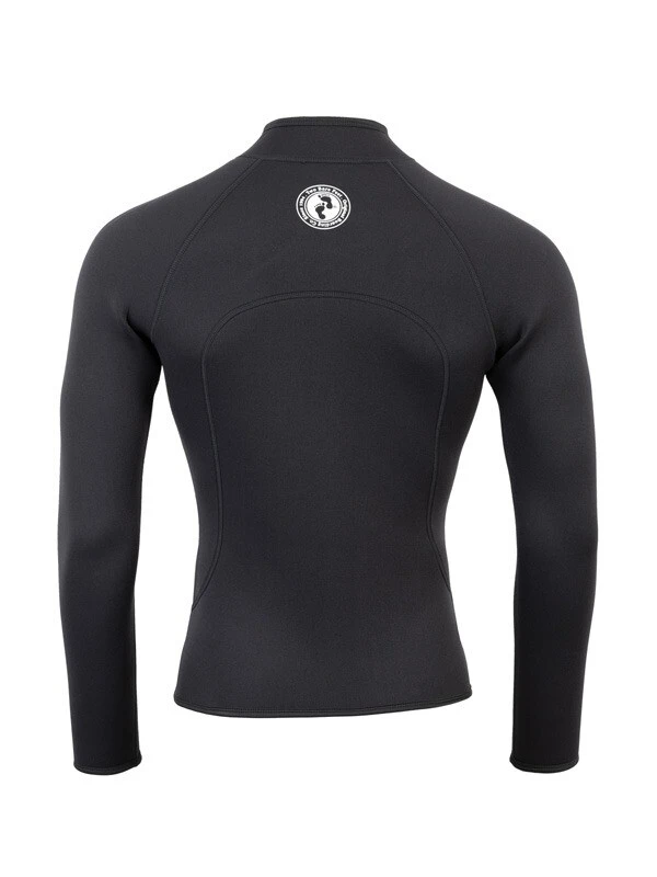 Two Bare Feet Mens Heritage Full Zip 3mm Wetsuit Jacket & Pants Set (Black) - Image 6