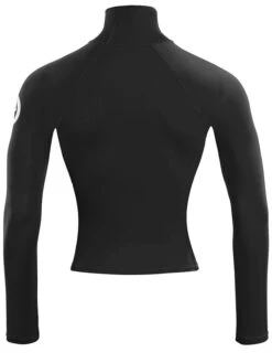 Two Bare Feet Adults Long Sleeve Rash Vest (Black) -Ocean Glide Ready mens long sleeve black 5