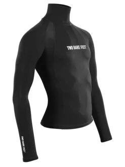 Two Bare Feet Adults Long Sleeve Rash Vest (Black) -Ocean Glide Ready mens long sleeve black 8