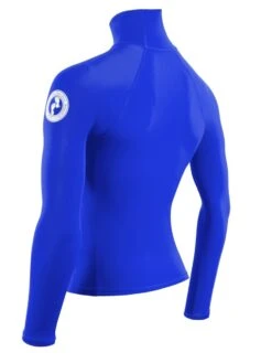Two Bare Feet Adults Long Sleeve Rash Vest (Blue) -Ocean Glide Ready mens long sleeve blue 4
