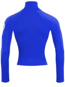 Two Bare Feet Adults Long Sleeve Rash Vest (Blue) -Ocean Glide Ready mens long sleeve blue 5