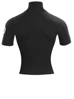 Two Bare Feet Adults Short Sleeve Rash Vest (Black) -Ocean Glide Ready mens short sleeve black 5