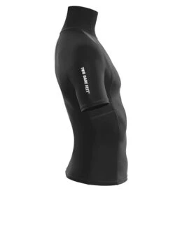 Two Bare Feet Adults Short Sleeve Rash Vest (Black) -Ocean Glide Ready mens short sleeve black 7