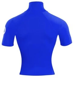 Two Bare Feet Adults Short Sleeve Rash Vest (Blue) -Ocean Glide Ready mens short sleeve blue 5