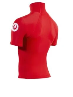 Two Bare Feet Adults Short Sleeve Rash Vest (Red) 11 Two Bare Feet Adults Short Sleeve Rash Vest (Red) -Ocean Glide Ready mens short sleeve red 4