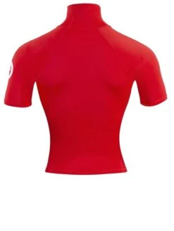 Two Bare Feet Adults Short Sleeve Rash Vest (Red) 12 Two Bare Feet Adults Short Sleeve Rash Vest (Red) -Ocean Glide Ready mens short sleeve red 5