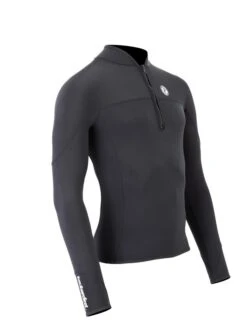 Two Bare Feet Mens Thermal Quarter Zip Watersports Fleece 15 Two Bare Feet Mens Thermal Quarter Zip Watersports Fleece -Ocean Glide Ready mens thermal quarter zip watersports fleece black 8