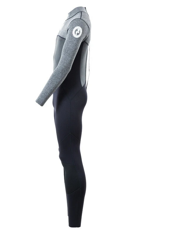 Two Bare Feet Thunderclap Pro 5/4mm Mens Winter Wetsuit (Black / Delta Grey) 3 Two Bare Feet Thunderclap Pro 5/4mm Mens Winter Wetsuit (Black / Delta Grey) - Image 3