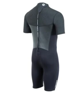 Two Bare Feet Thunderclap Pro 3/2mm Mens Shorty Wetsuit (Black/Dark Grey) -Ocean Glide Ready mens thunderclap pro shorty dark grey 6