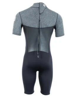 Two Bare Feet Thunderclap Pro 3/2mm Mens Shorty Wetsuit (Black/Delta Grey) -Ocean Glide Ready mens thunderclap pro shorty delta 5