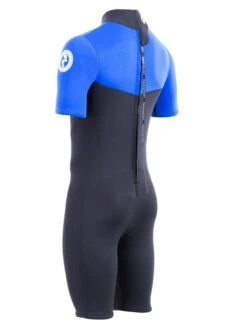 Two Bare Feet Thunderclap 2.5mm Mens Shorty Wetsuit (Blue / Black) -Ocean Glide Ready mens thunderclap shorty blue 4