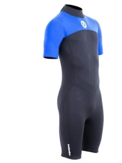 Two Bare Feet Thunderclap 2.5mm Mens Shorty Wetsuit (Blue / Black) -Ocean Glide Ready mens thunderclap shorty blue 8