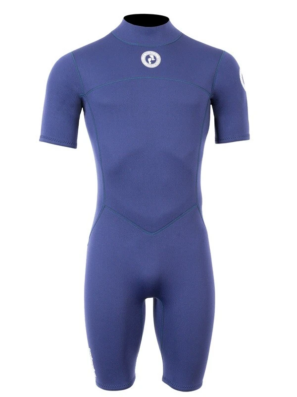 Two Bare Feet Thunderclap 2.5mm Mens Shorty Wetsuit (Navy) 1 Two Bare Feet Thunderclap 2.5mm Mens Shorty Wetsuit (Navy)