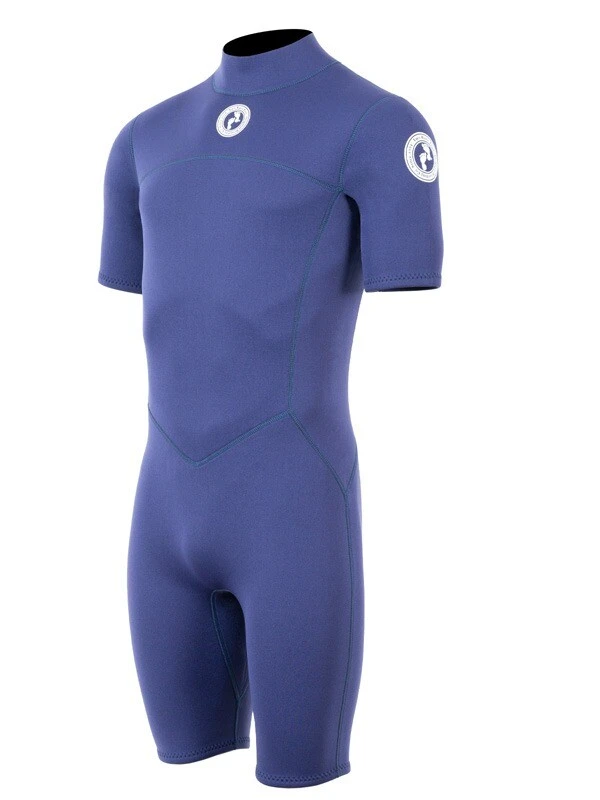 Two Bare Feet Thunderclap 2.5mm Mens Shorty Wetsuit (Navy) 2 Two Bare Feet Thunderclap 2.5mm Mens Shorty Wetsuit (Navy) - Image 2