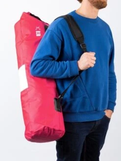 Two Bare Feet 30 Litre Waterproof Dry Bag / Inflatable Bodyboard Carry Bag (Pink) -Ocean Glide Ready pink 30l model 2