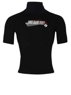 Two Bare Feet Adults Thermal Short Sleeve Rash Vest (Black)