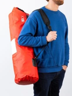 Two Bare Feet 30 Litre Waterproof Dry Bag / Inflatable Bodyboard Carry Bag (Red) -Ocean Glide Ready red 30l model 2