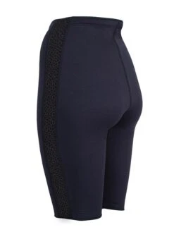 Two Bare Feet Womens Silicone Print Series 2.5mm Neoprene Wetsuit Shorts (Black) -Ocean Glide Ready silicone series black 4 1