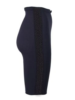 Two Bare Feet Womens Silicone Print Series 2.5mm Neoprene Wetsuit Shorts (Black) -Ocean Glide Ready silicone series black 7 1