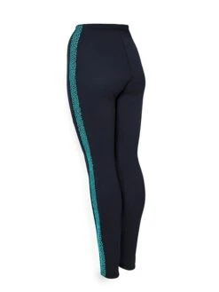 Two Bare Feet Womens Silicone Print Series 2.5mm Neoprene Wetsuit Pants (Black/Mint) -Ocean Glide Ready silicone series mint 4